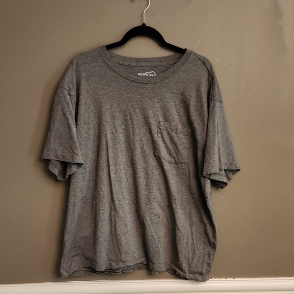 Eddie Bauer Gray Short Sleeve Tee - Picture 1 of 8